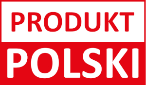 Logo lub grafika symbolizująca polską produkcję i polski produkt.